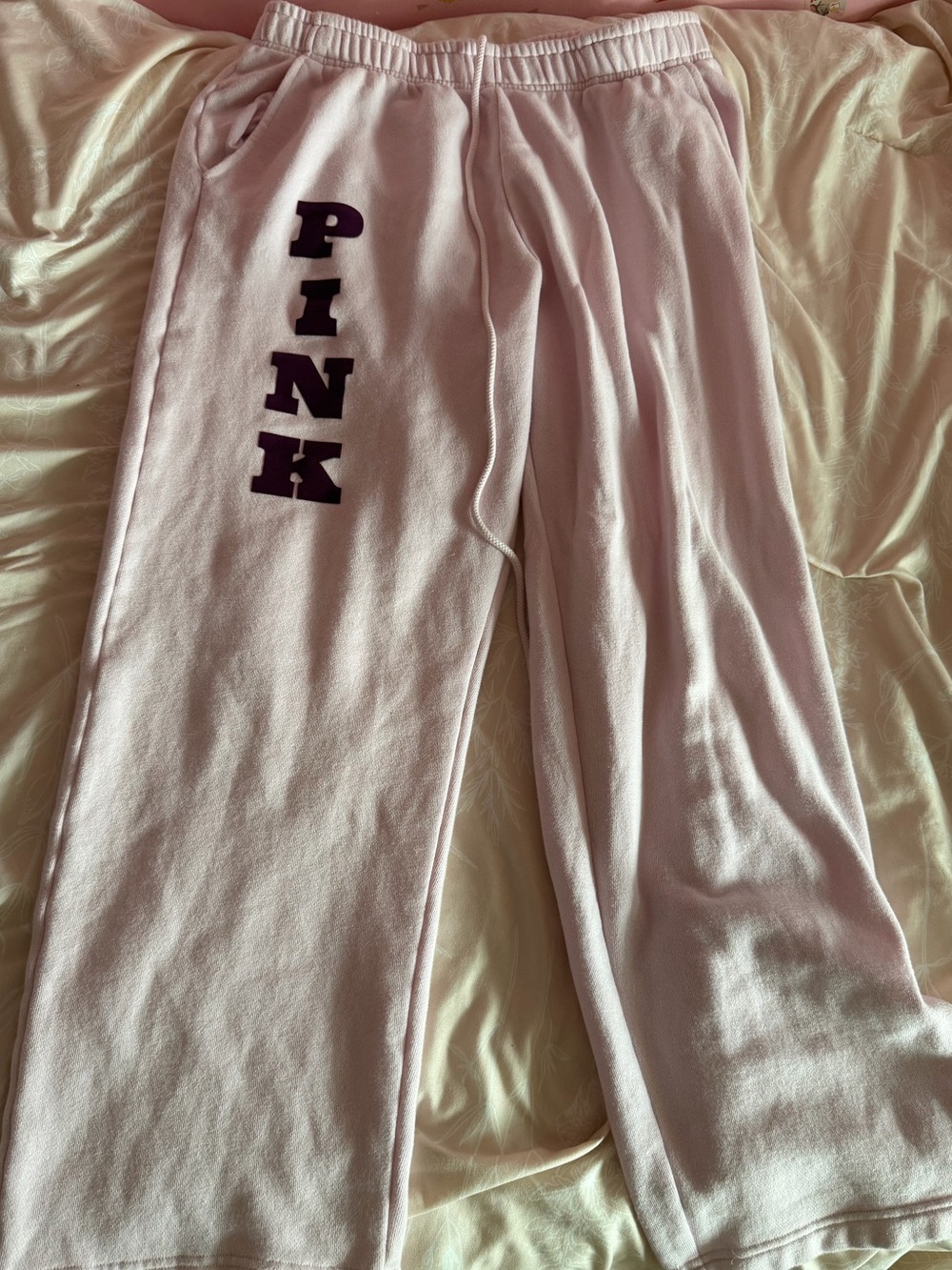PINK Victoria's Secret Light Pink sweatPants